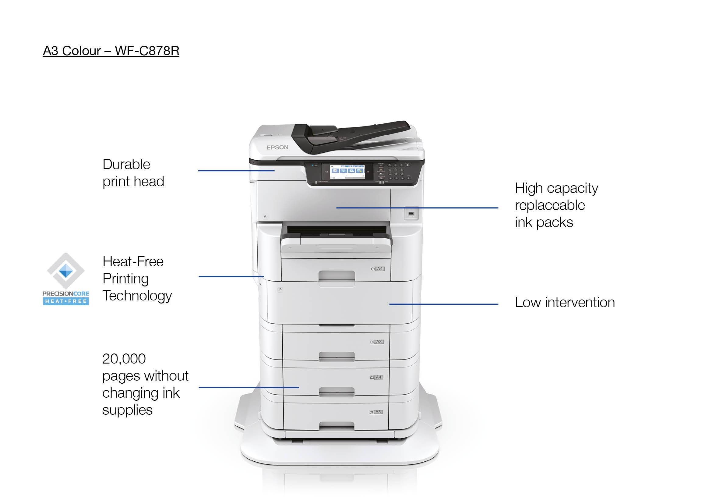 Epson Druckerständer - für WorkForce Pro RIPS WF-C879 - WF-C878 - WF-C879-3