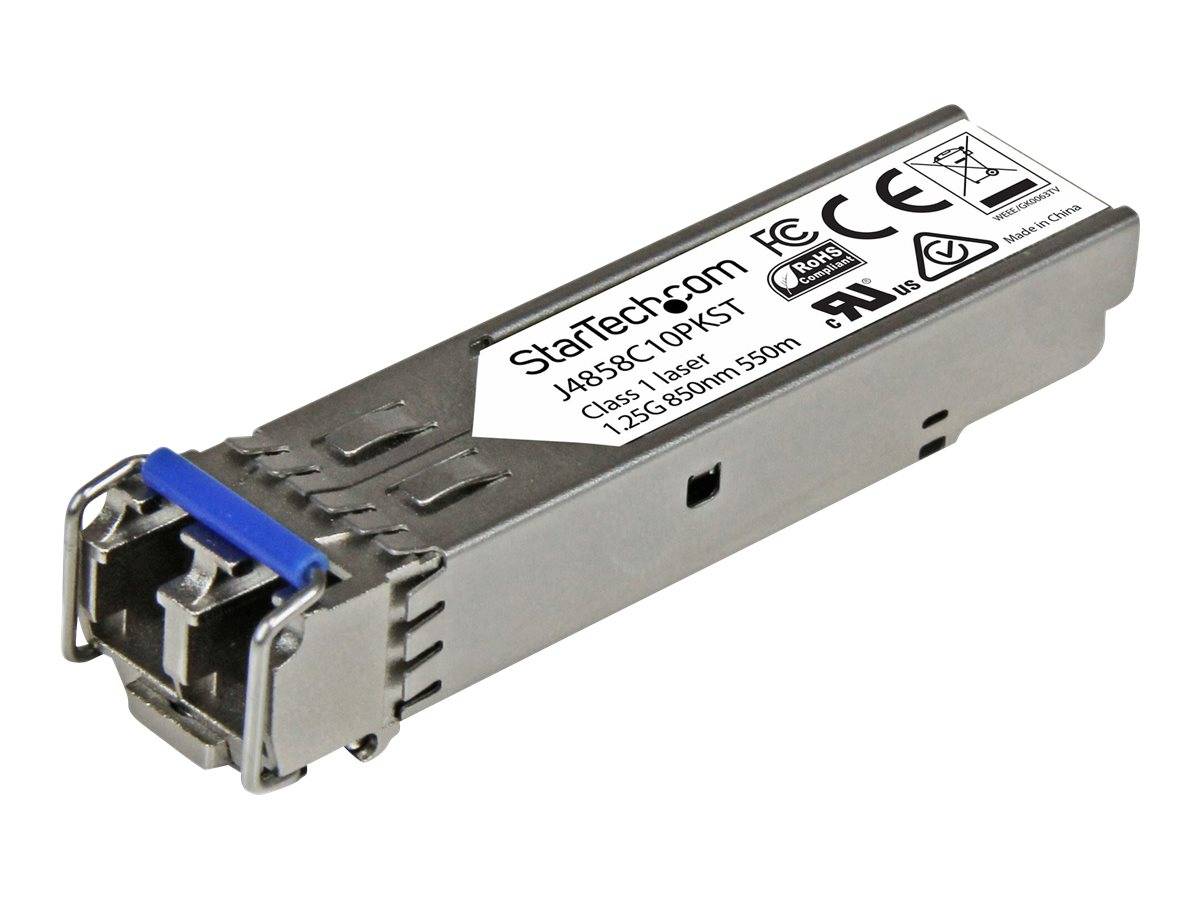 StarTech.com Startech Gigabit LWL SFP Transceiver Modul - HP J4859C kompatibel - SM/MM LC mit DDM --4