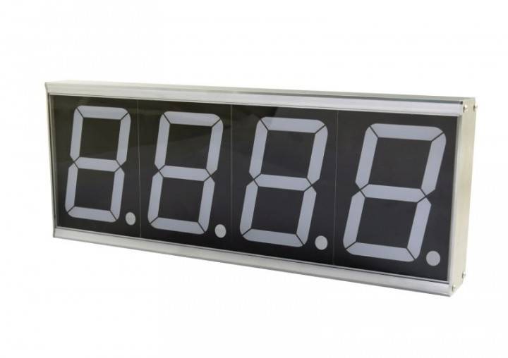 ALLNET ALL-POE-CNT-1 Wanduhr Digital wall clock Rechteck Grau - Counter - Zähler-1