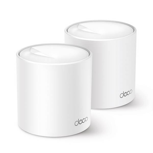 TP-LINK DECO X60(2-PACK)(EU), Weiß, Intern, Leistung, Status, Dual-Band (2,4 GHz/5 GHz), Wi-Fi 6