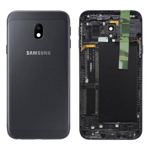 Samsung GH82-14891A Akkudeckel Deckel für Galaxy J3 J330F 2017 Schwarz Gehäuse