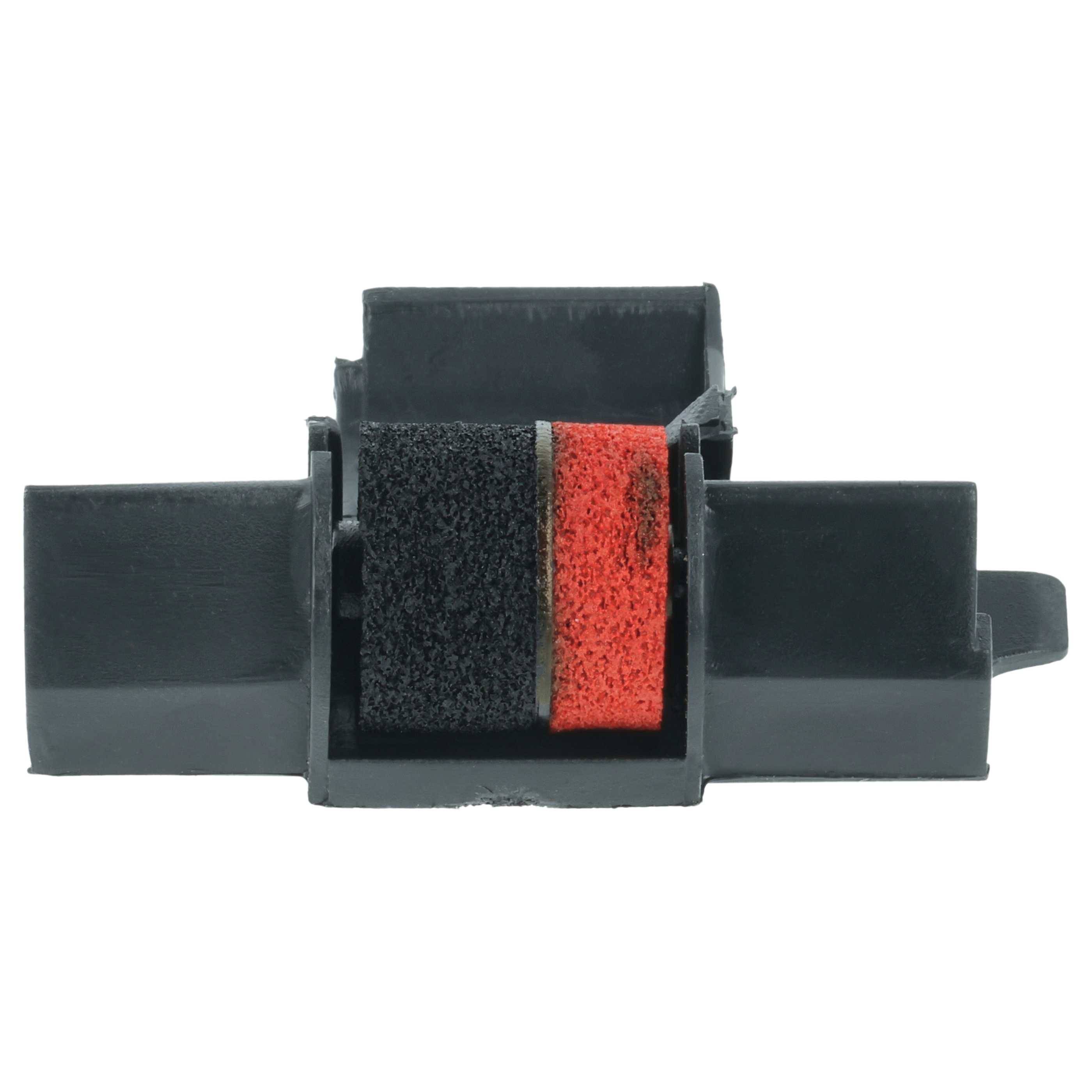 vhbw Farbrolle Tintenrolle kompatibel mit Kasse | Rechner Casio HR110S, HR120T, HR170L, HR18, HR21 Ersatz für IR40T, GR-1