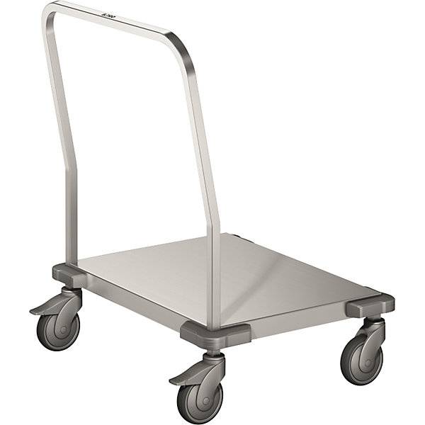 BLANCO Edelstahl-Plattformwagen Tragfähigkeit 100 kg rostfrei Ladefläche LxB 940 x 700 mm. B.PRO GmbH 78994649
