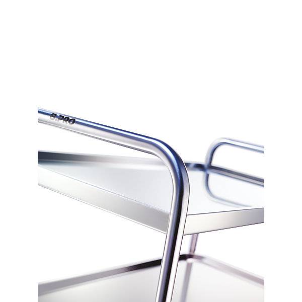 BLANCO Edelstahl-Servierwagen mit 3 Etagen 200 kg Traglast LxBxH 1100 x 700 x 1010 mm. B.PRO GmbH 78994949-1