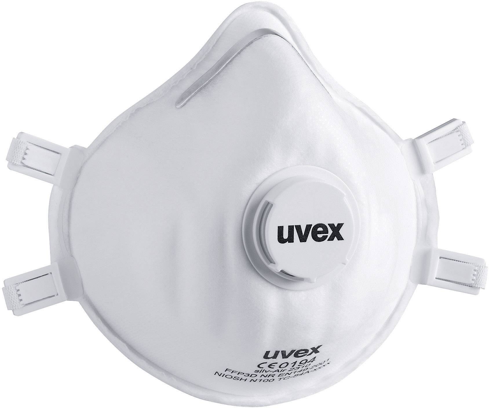 UVEX Atemschutzmaske silv-air classic 2310 8732310 Filterklasse/Schutzstufe: FFP 3 15 Stück (8732310