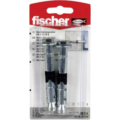 Fischer FH II 12/10 S K Hochleistungsanker 90 mm 12 mm 51370 2 St.