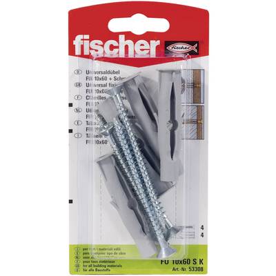 Fischer FU 10 x 60 SK Universaldübel 60 mm 10 mm 53308 4 St.