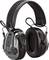 Schwarzer 3M Gehörschutz, gepolstert, mit Kopfbügel und verstellbaren Ohrmuscheln, geeignet für lärmintensive Umgebungen.