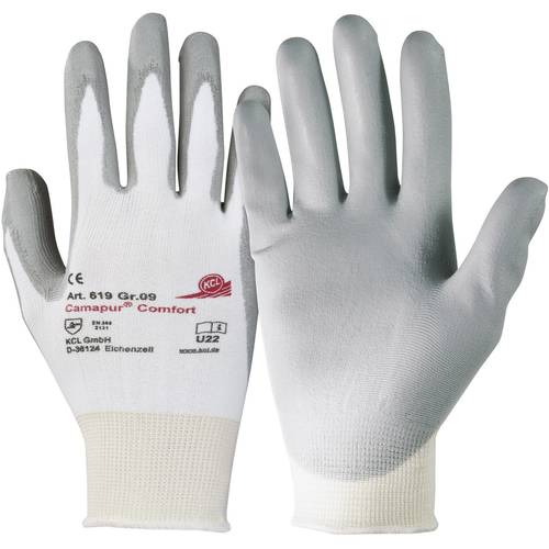 Thumbnail - KCL Camapur ® Comfort 619-8 Polyurethan, Polyamid Arbeitshandschuh Größe (Handschuhe): 8, M EN 388 CAT II 1 Paar