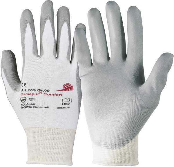 KCL 619-11 Camapur ® Comfort Polyurethan, Polyamid Arbeitshandschuh Größe (Handschuhe): 11, XXL EN 388 CAT II 1 Paar