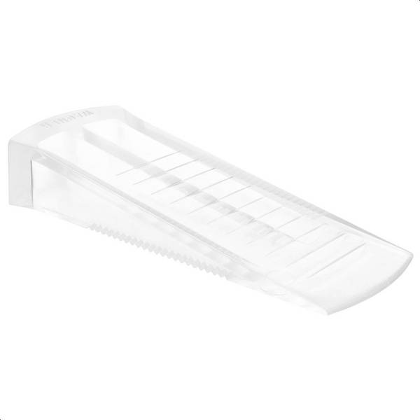 WAGNER Türkeil STANDARD CLEAR - 80 x 30 x 15 mm, Kunststoff transparent, zum Unterschieben, schützt Tür&Wand - 15690601