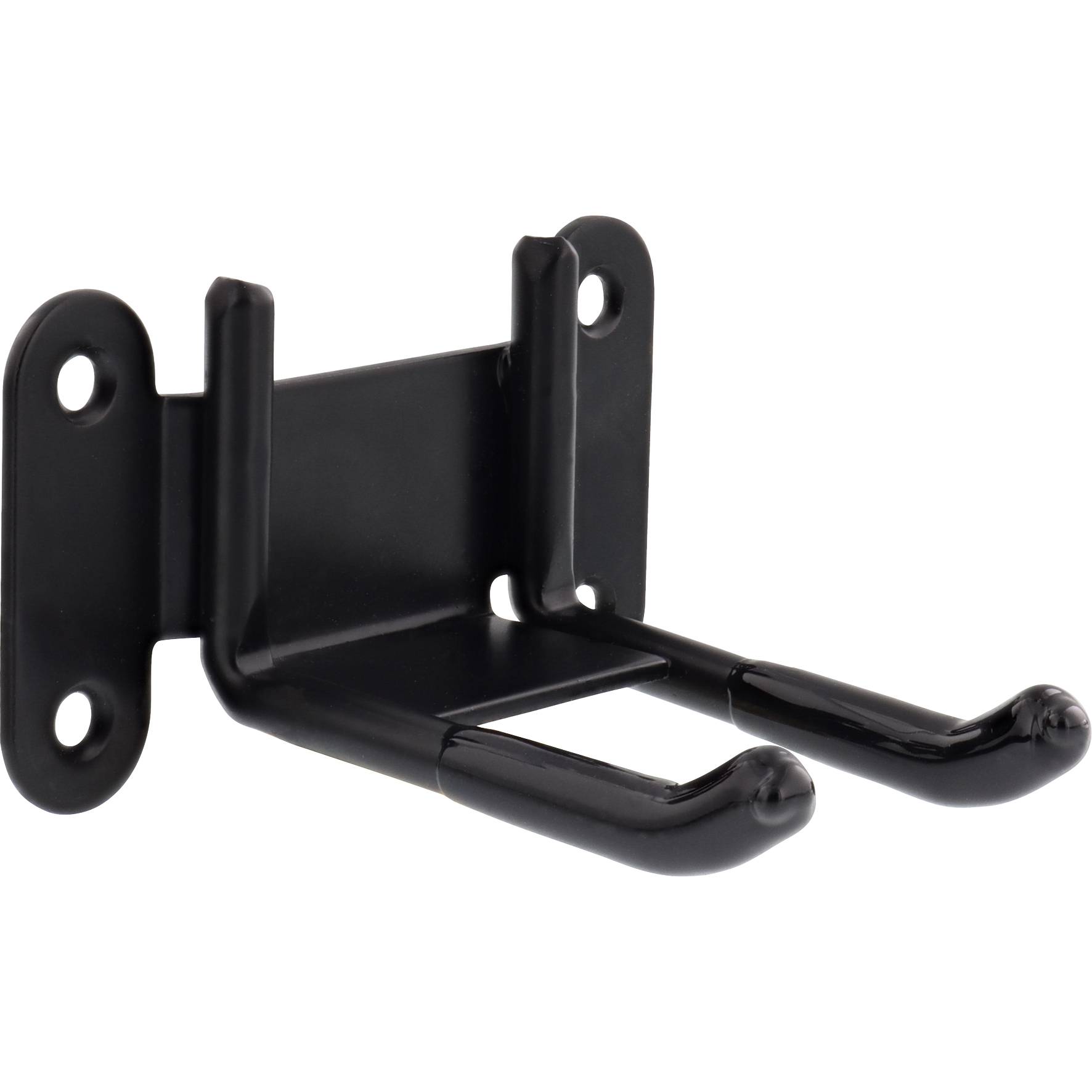 WAGNER hooks4tools Wandhaken DOUBLE MEDIUM - 70 x 80 x 45 mm, Stahl beschichtet schwarz - 15209201-0