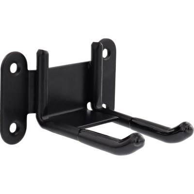 WAGNER hooks4tools Wandhaken DOUBLE MEDIUM - 70 x 80 x 45 mm, Stahl beschichtet schwarz - 15209201-0