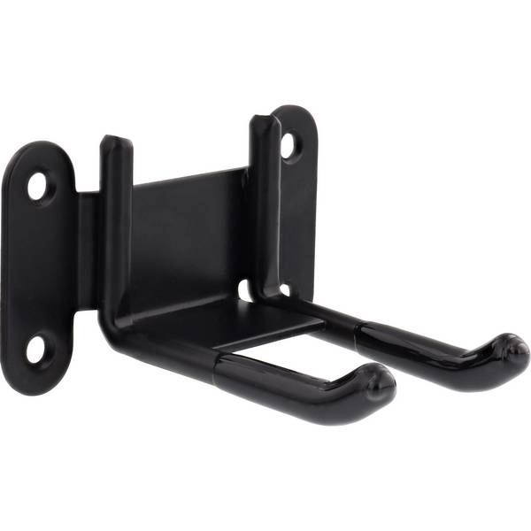WAGNER hooks4tools Wandhaken DOUBLE MEDIUM - 70 x 80 x 45 mm, Stahl beschichtet schwarz - 15209201