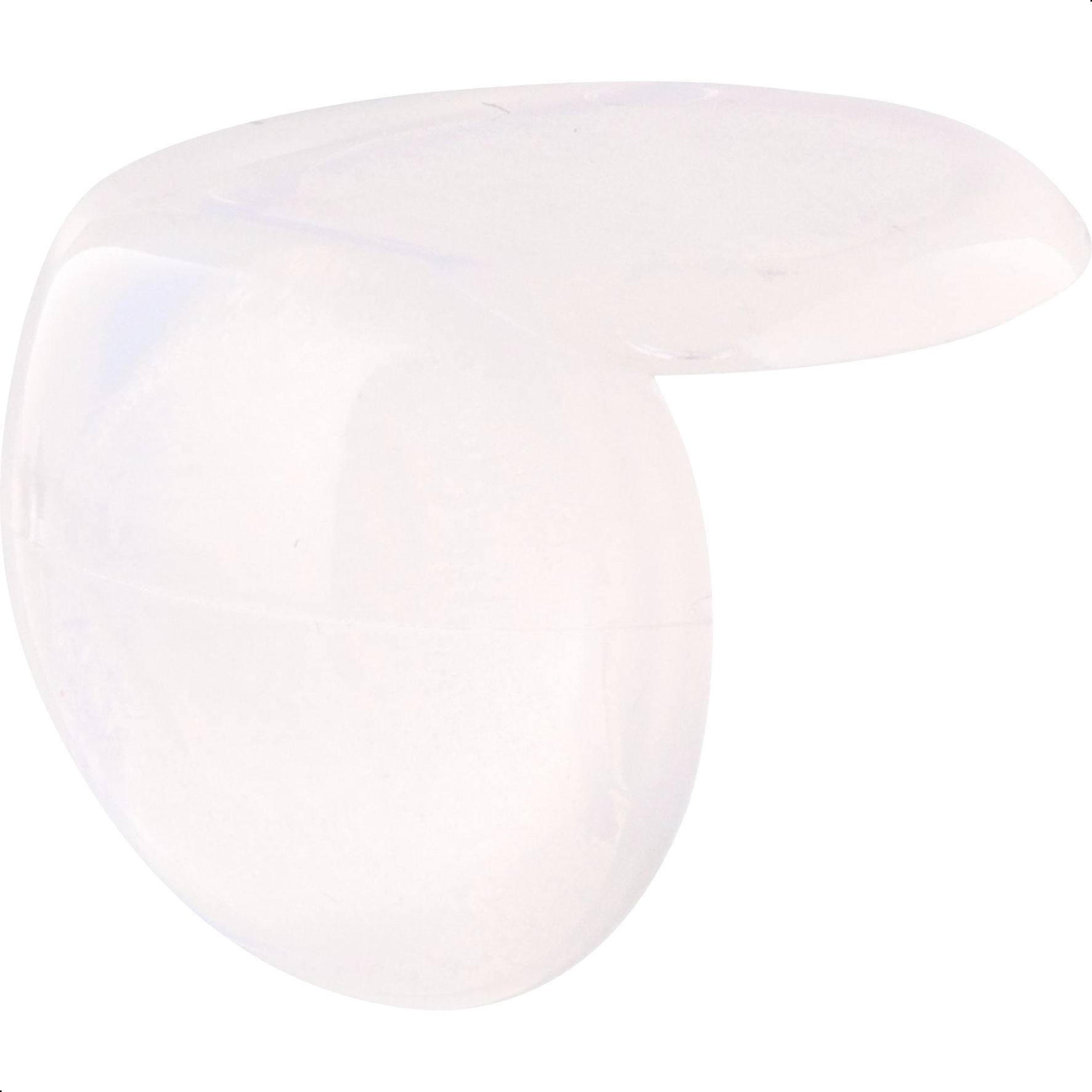 WAGNER Eckkantenschutz SAFE CORNER EXTRA 4tlg. Set - Ø 33 x 25 mm, Kantenschutz zum Aufkleben, transparent - 15223599-0