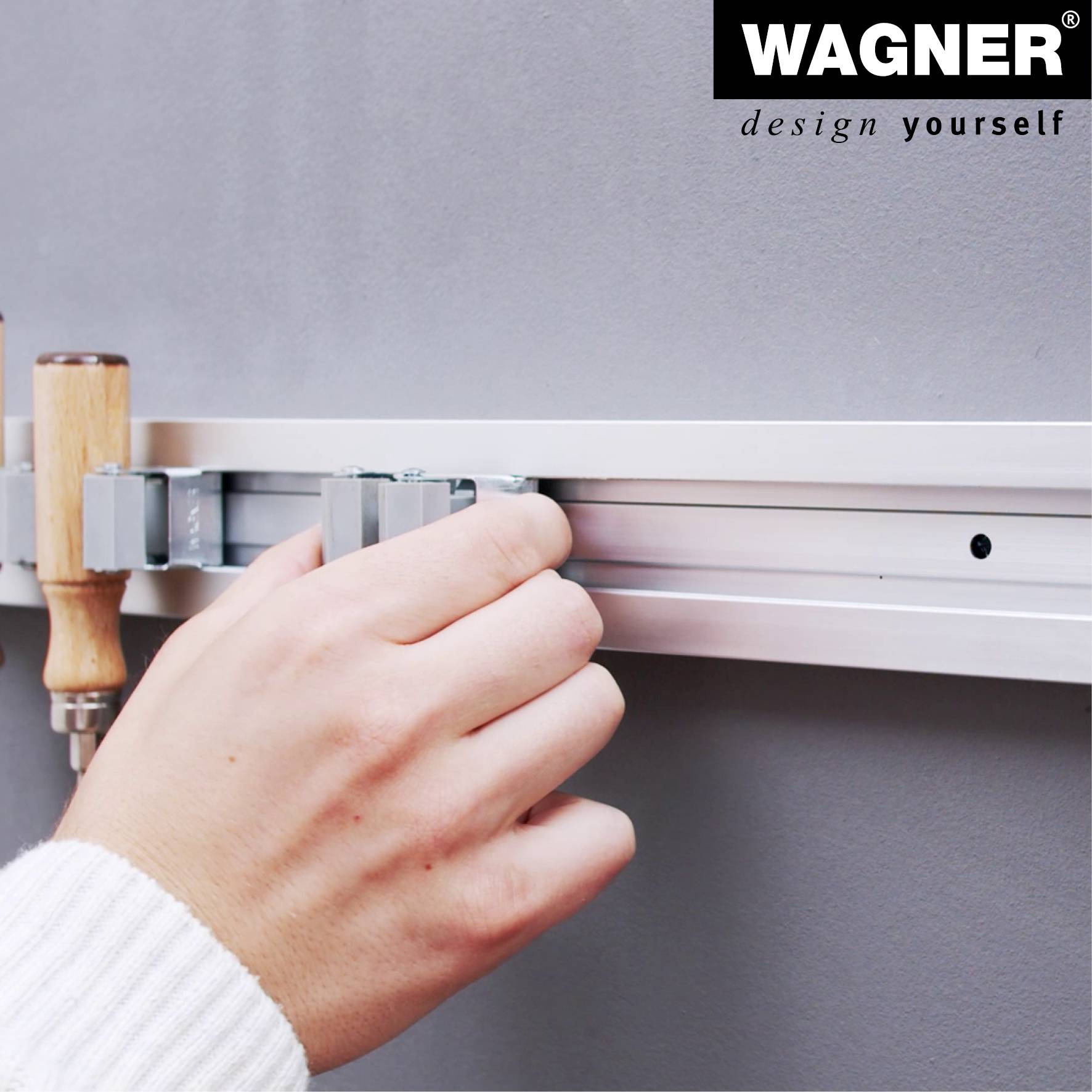 WAGNER hooks4tools Wandhaken SINGLE BIG - 114 x 45 x 45 mm, Stahl beschichtet schwarz - 15209001-4