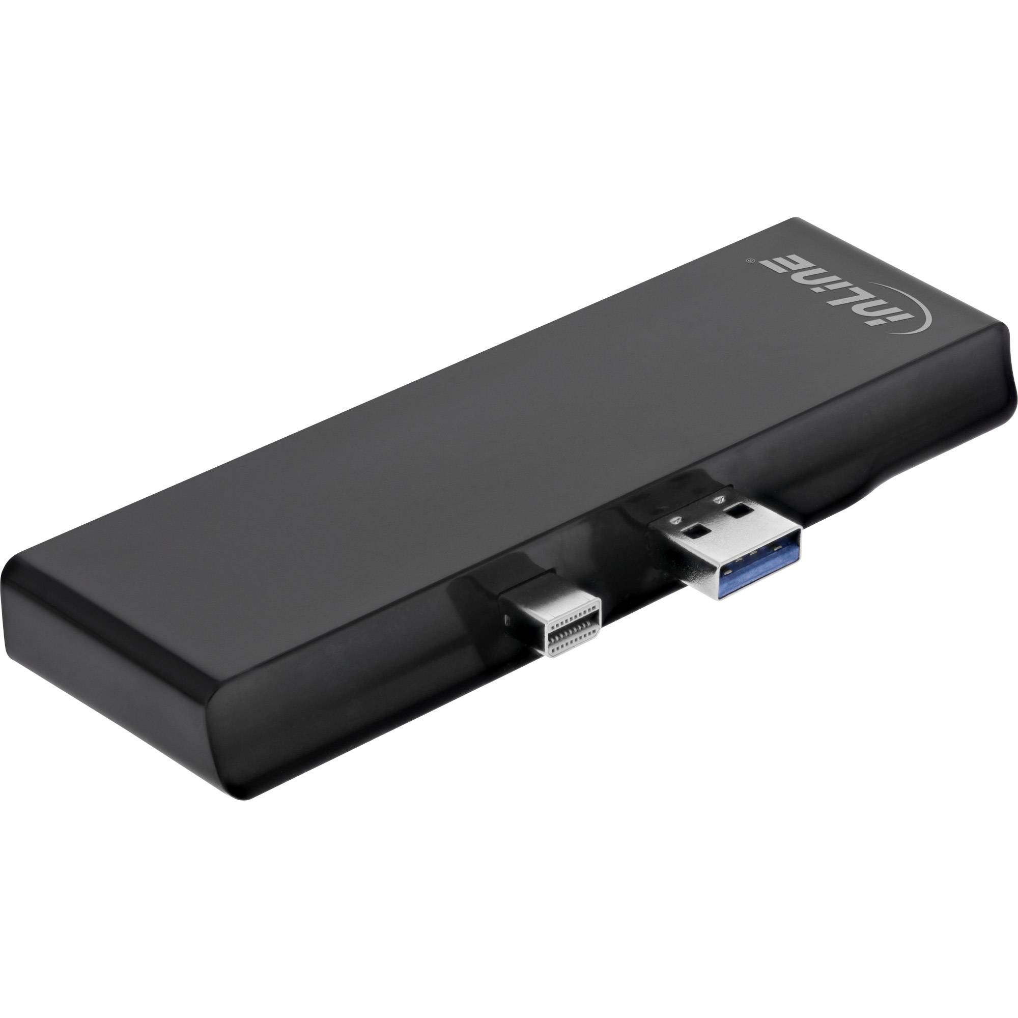 InLine® MultiHub, Surface Pro 4/5/6, 3x USB-A 3.2 Buchse, HDMI 4K, Cardreader-2