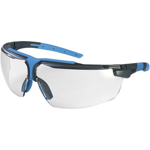 uvex i-3 9190275 Schutzbrille inkl. UV-Schutz Anthrazit, Blau