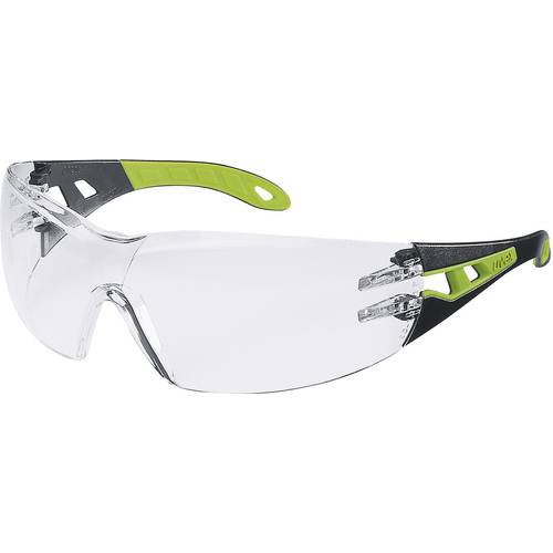 uvex pheos 9192225 Schutzbrille inkl. UV-Schutz Schwarz, Grün