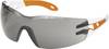 uvex pheos s 9192745 Schutzbrille inkl. UV-Schutz Weiß, Orange