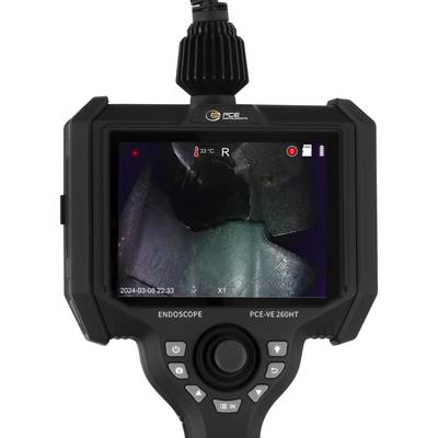 PCE Instruments Endoskopkamera PCE-VE 260HT |4-Wege Kamerakopf |Kamerakabel 2 m|Kamerakopf Ø6 mm |HDMI |Speicher |IP67-3