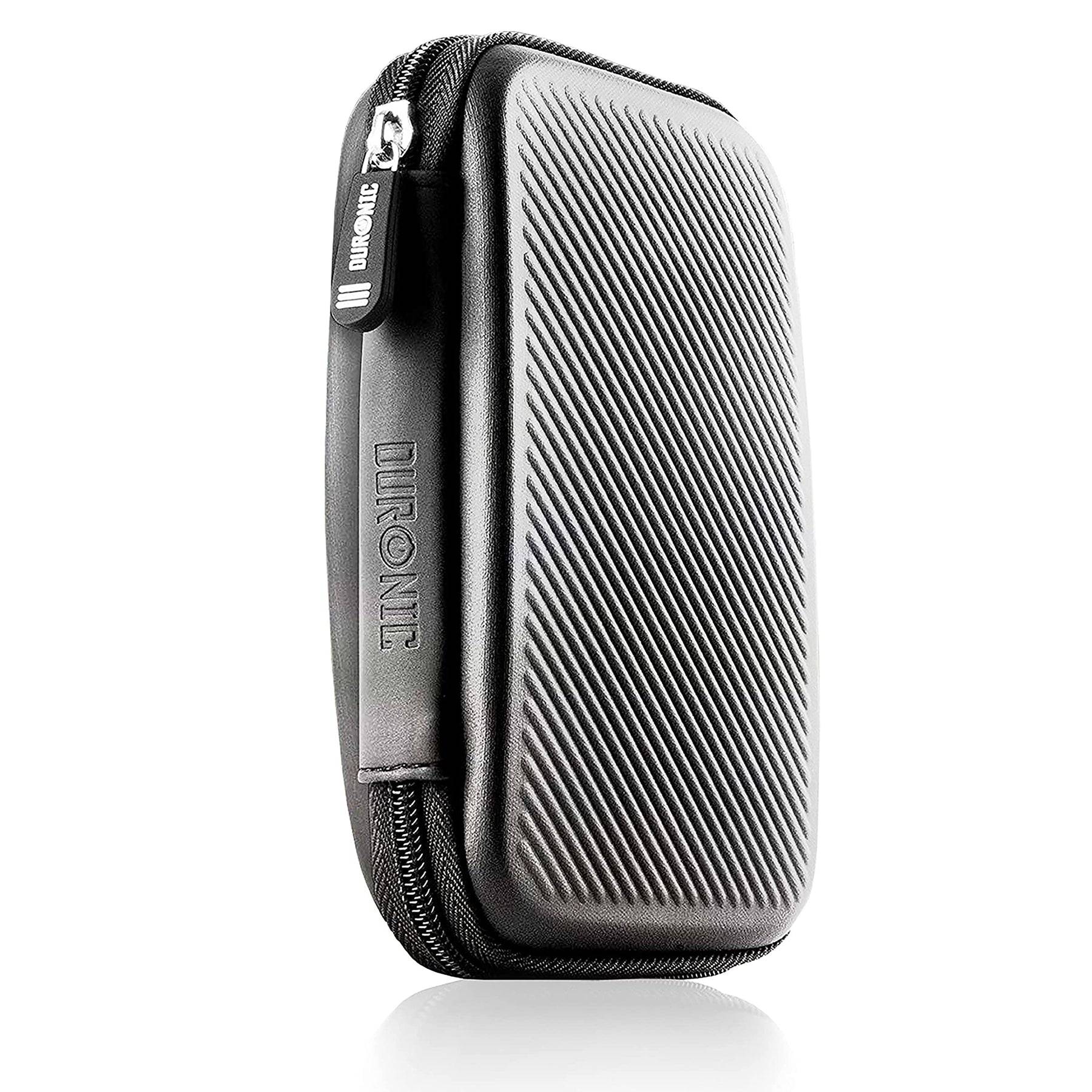 Duronic HDC2 GY externe Festplatten Schutzhülle | Stoßsichere Festplattentasche | 2,5" SSD Cover | Hardshell Hülle