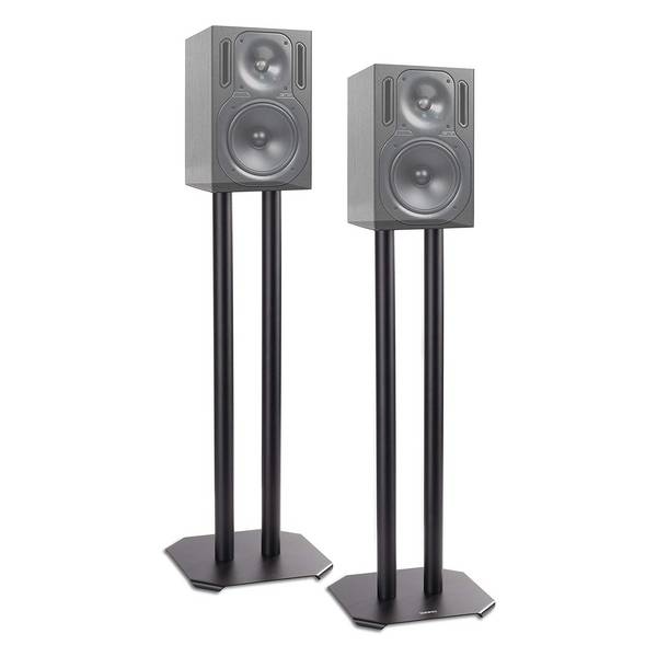 Duronic SPS1022 60 Lautsprecherständer | 60 cm hoher Ständer für Lautsprecher und Boxen bis 5 kg | 2er-Set Universal