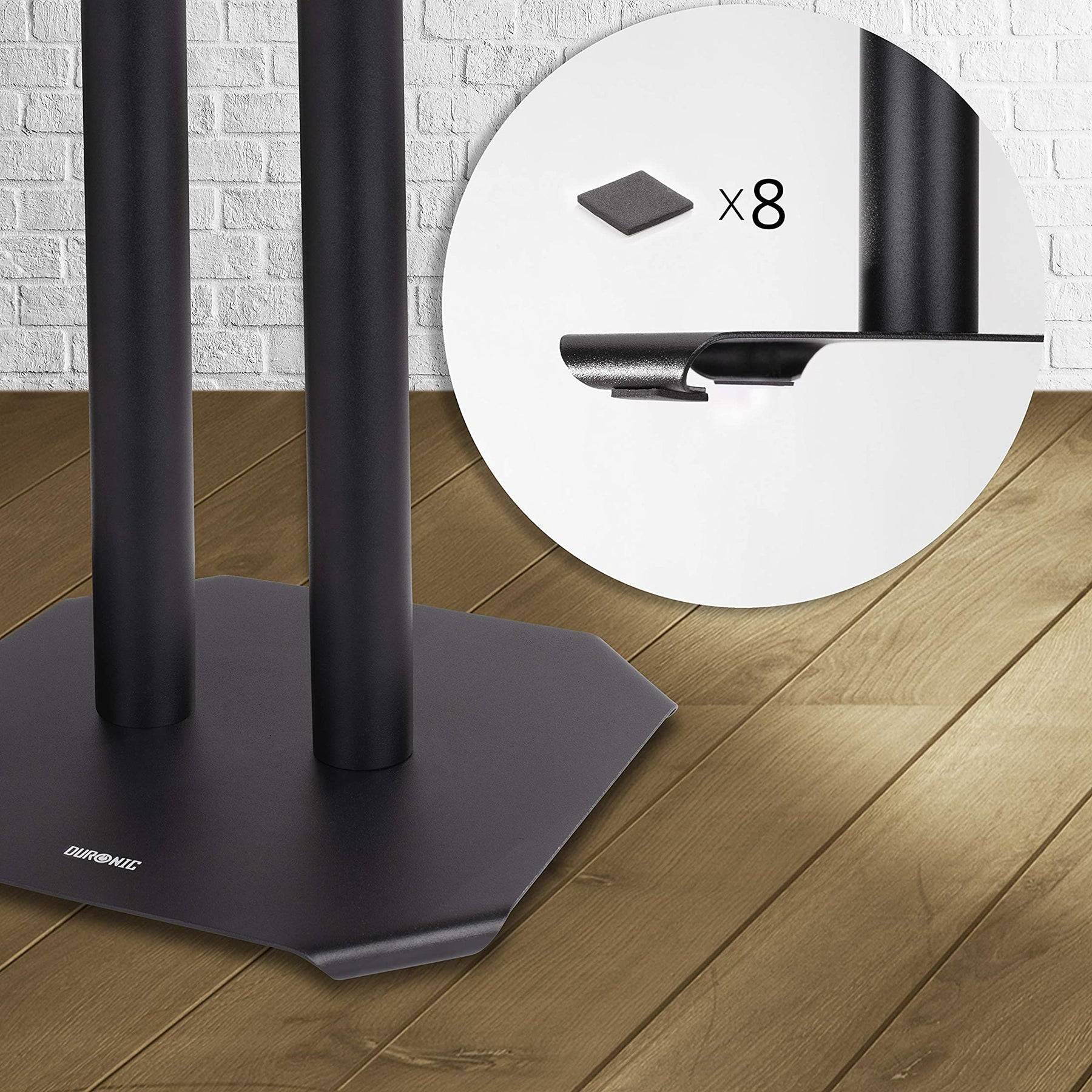 Duronic SPS1022 60 Lautsprecherständer | 60 cm hoher Ständer für Lautsprecher und Boxen bis 5 kg | 2er-Set Universal-4