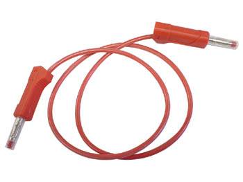 KABEL MIT BANANENSTECKER / ROT 50cm-0