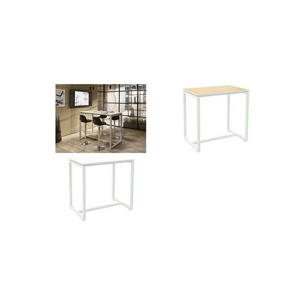 Easydesk - Tisch - rechteckig - weiß