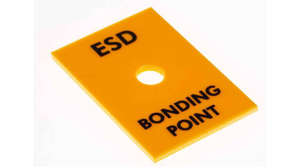 RS PRO Erdungsstecker Rack Verbindung 10 mm Druckknopf EN 61340-5-1 konform-0