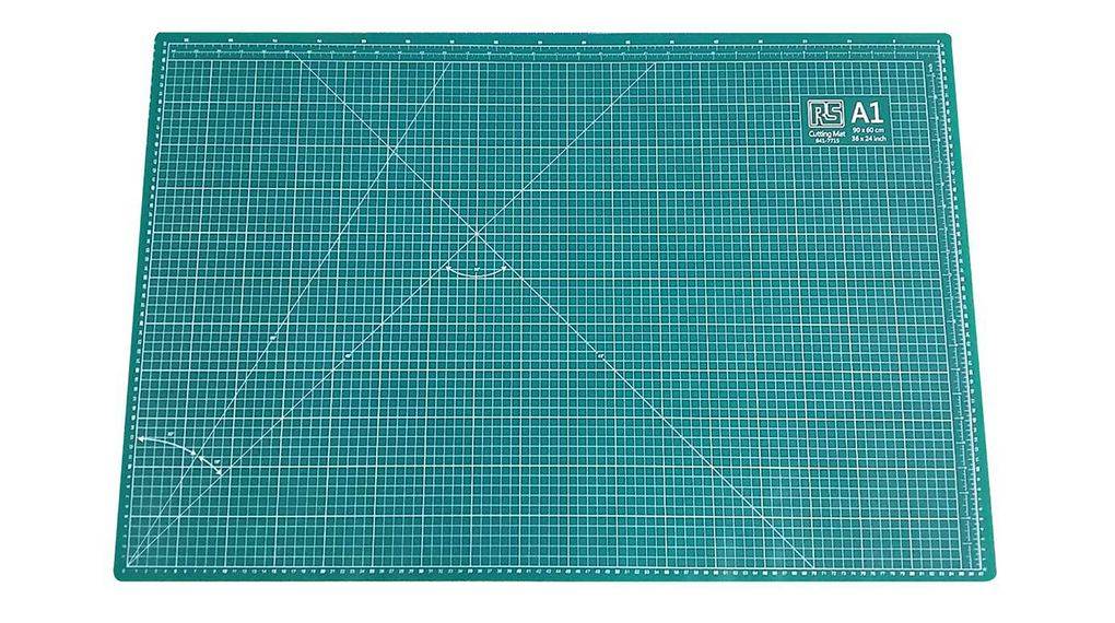 RS PRO Schneidematte, 900 mm x 6mm, Grün, 10 mm-0