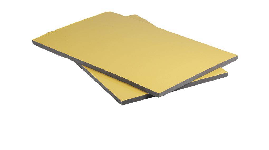 RS PRO Schallisolierung Polyurethanschaum, 1 m x 600mm x 25 mm Haftrücken-0