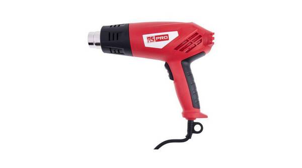 RS PRO EOT0201 Mit Leitung Heißluftpistole, 2 kW / 240V, max. 550 °C Typ C