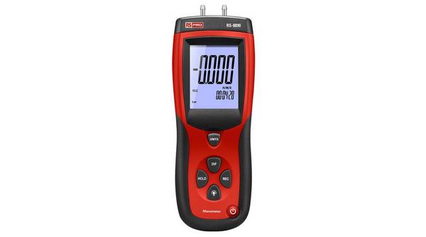 RS PRO RS-8890 Druckmessgerät 2 ±0.3 %, -2 psi → 0.137 bar