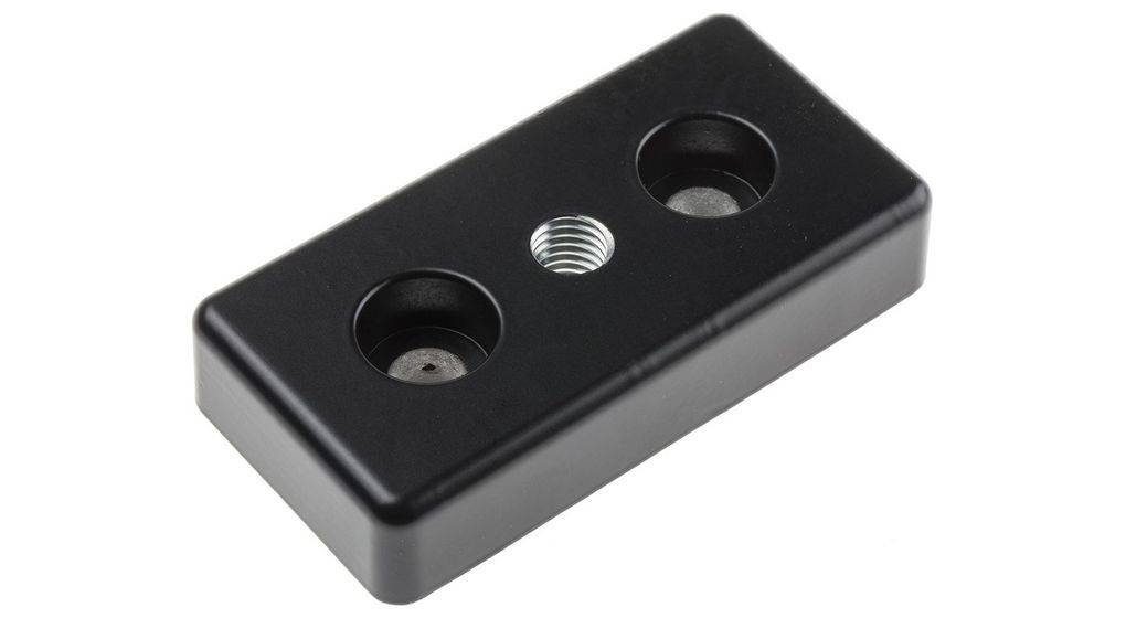 RS PRO Bodenanschluss, 40, 8 mm Zinkdruckguss-0