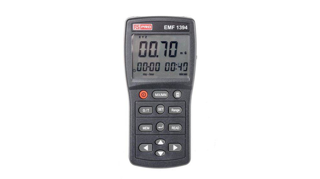 RS PRO EMF-Messgerät 2000 Hz 2000 mg-0