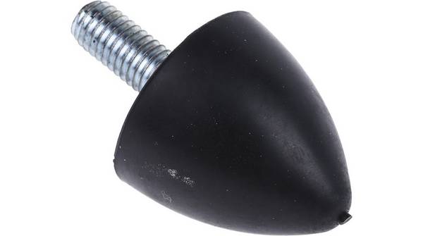 RS PRO RS PRO Gummi Gummipuffer, Anschlagpuffer M8, Ø 30 mm x 30 mm, Shore A60 / bis 56 kg