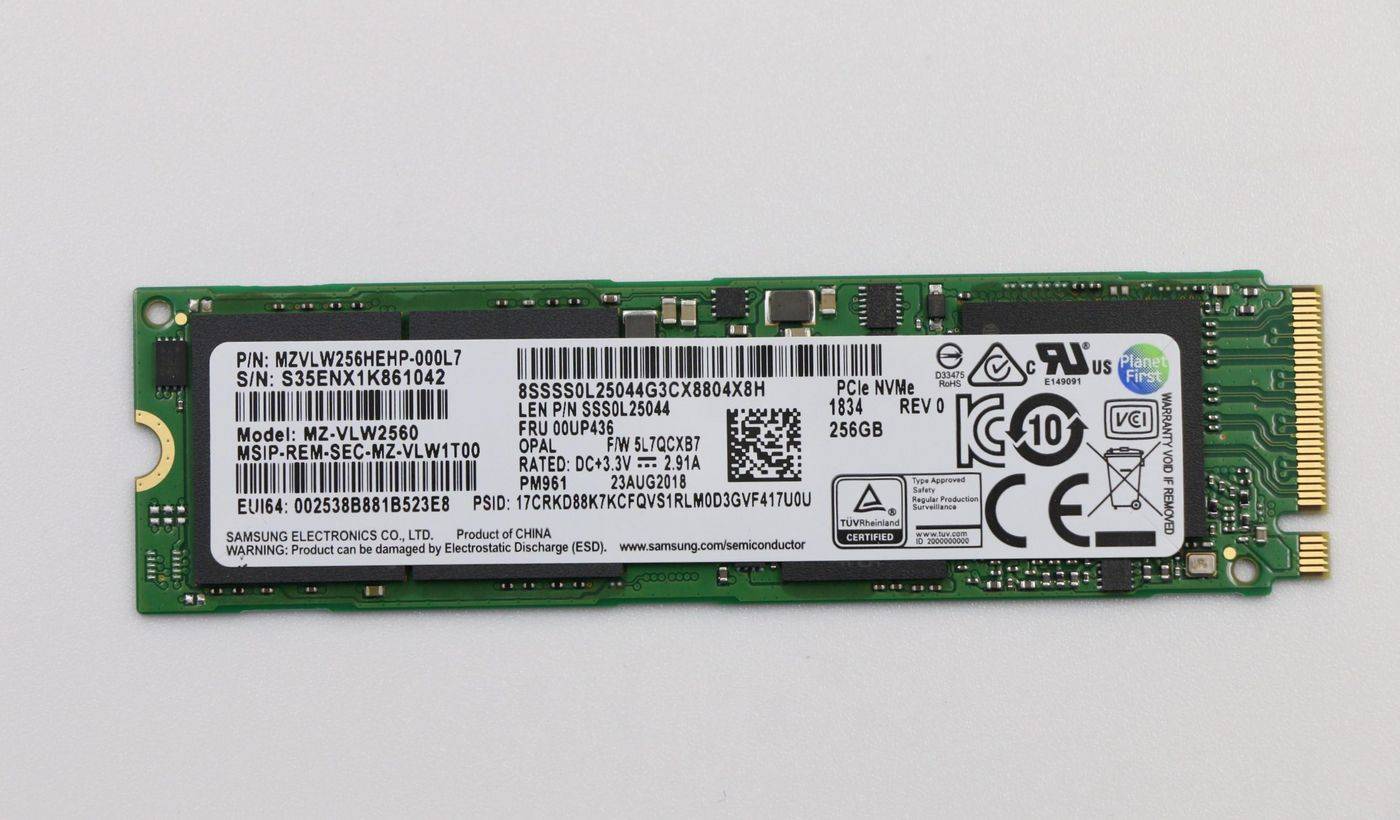Lenovo - 256 GB SSD - intern - M.2 2280 - PCI Express 3.0 x4 (NVMe)-0