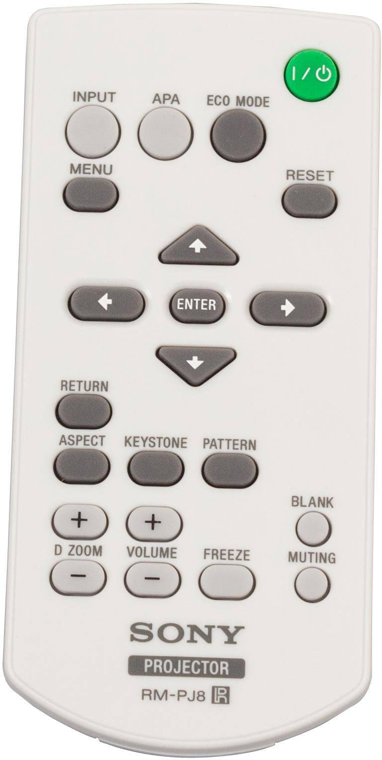 Sony RM-PJ8 Projector remote control for VPL-DW127, DX102, DX122, DX142, DX147, EW276, EX226, EX235,-0