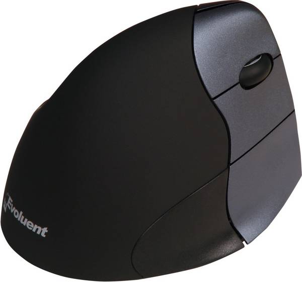 Evoluent VerticalMouse 3 - Vertikale Maus - Rechtshänder - 5 Tasten - kabellos - 2.4 GHz - kabelloser Empfänger (USB)