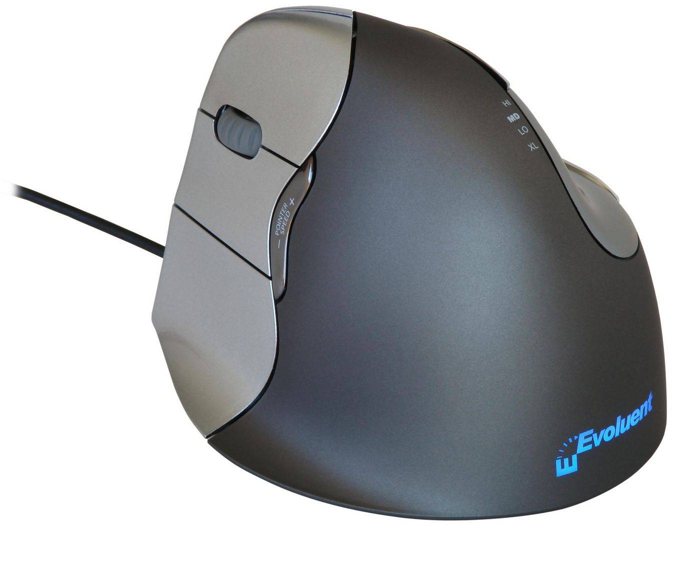 EVOLUENT - VM4L - Linkshändig - Optisch - USB Typ-A - Schwarz-0