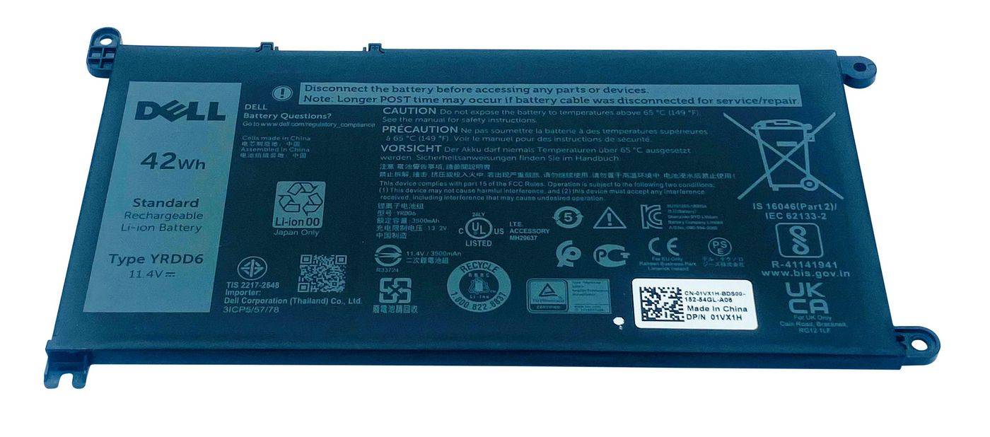 Dell Laptop-Batterie - Lithium-Ionen - 3 Zellen-1
