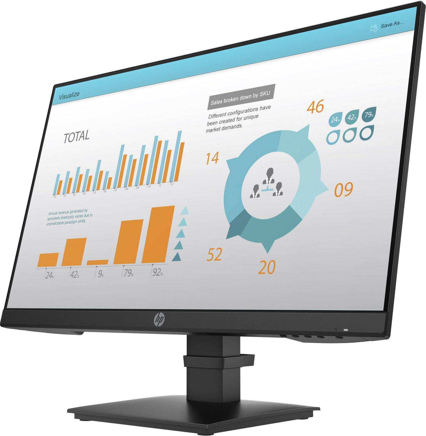 P24 G4 - P-Series - LED monitor - 60.45 cm (23.8 Inch)-1