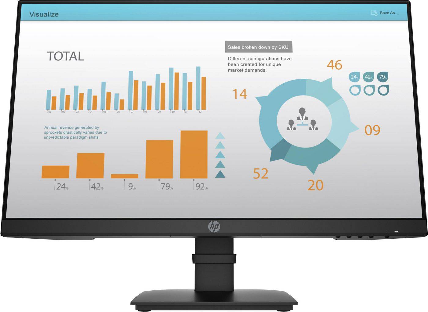 P24 G4 - P-Series - LED monitor - 60.45 cm (23.8 Inch)-0