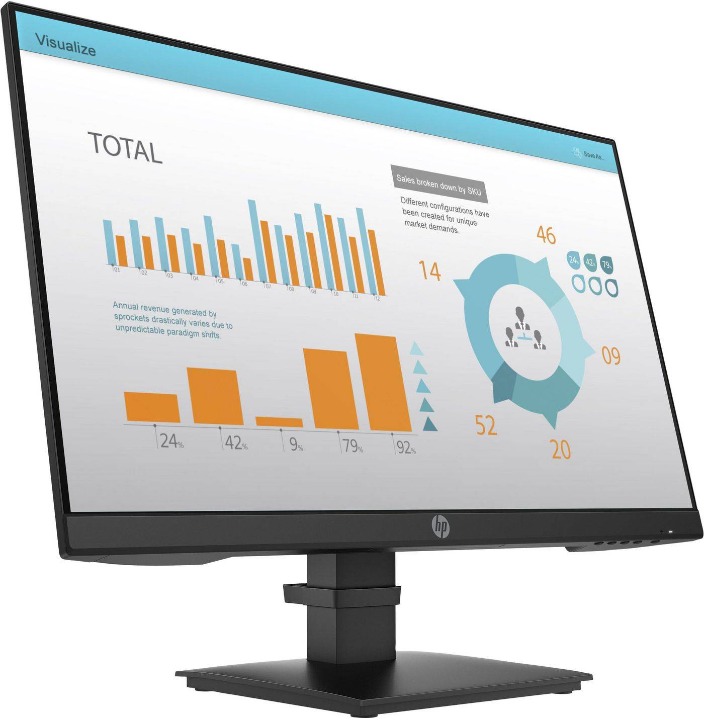 P24 G4 - P-Series - LED monitor - 60.45 cm (23.8 Inch)-1