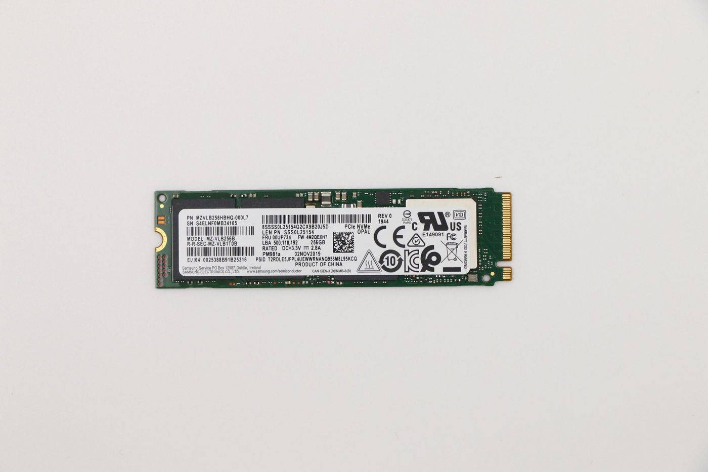 Lenovo 00UP734, 256 GB, M.2-0