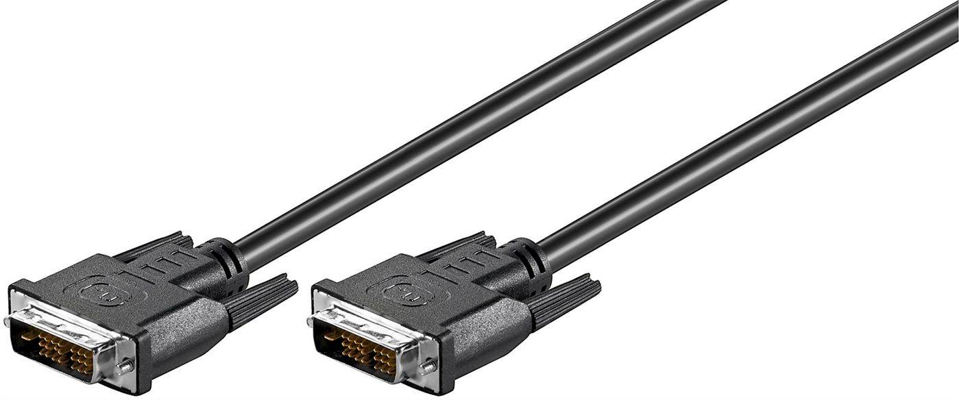 MicroConnect Anschlusskabel 1 m Schwarz MONCCS1 DVI-Kabel-0