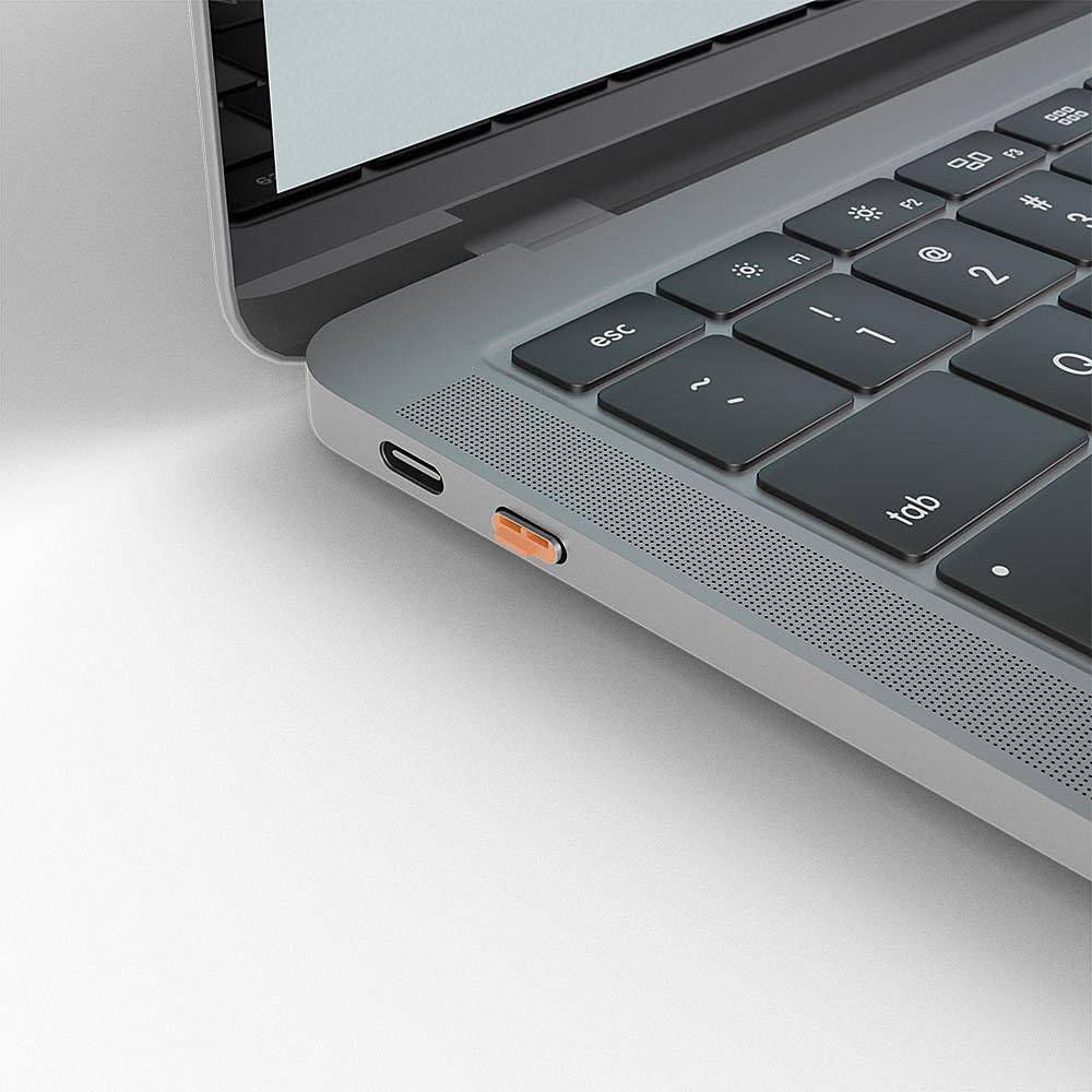 Lindy 40440 USB Typ C Port Schloss, orange, 10 Stück-3
