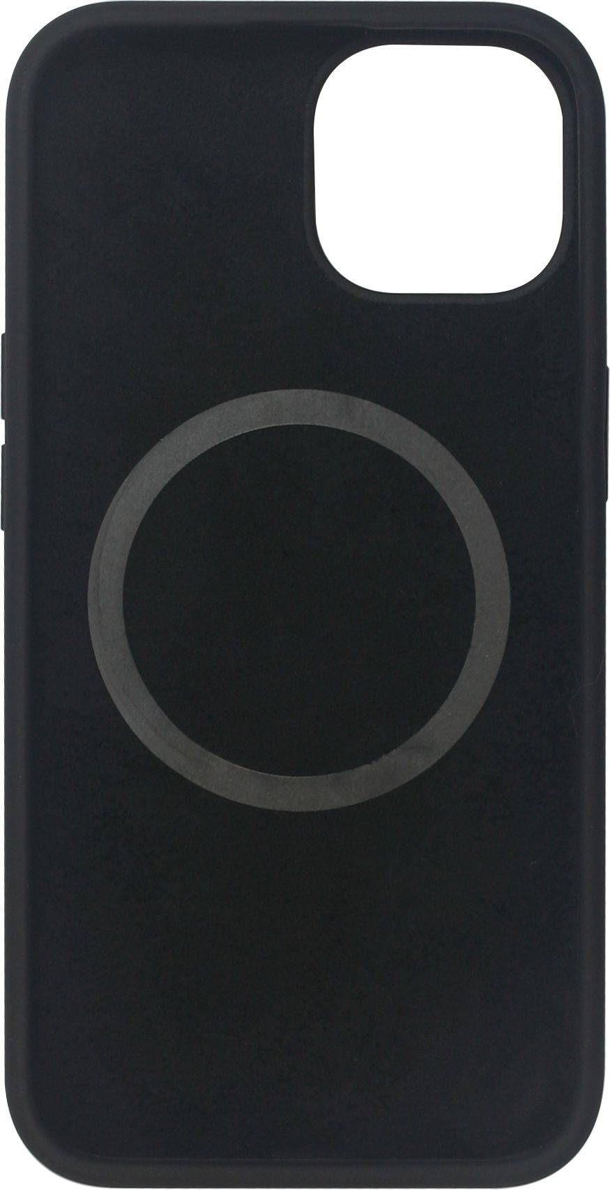 eSTUFF iPhone 14 INFINITE ROME Magnetic Silicone Cover - Black-2